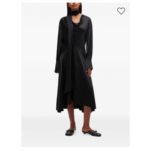 Ganni Dresses & Skirts - Ganni Black Scarf Dress
